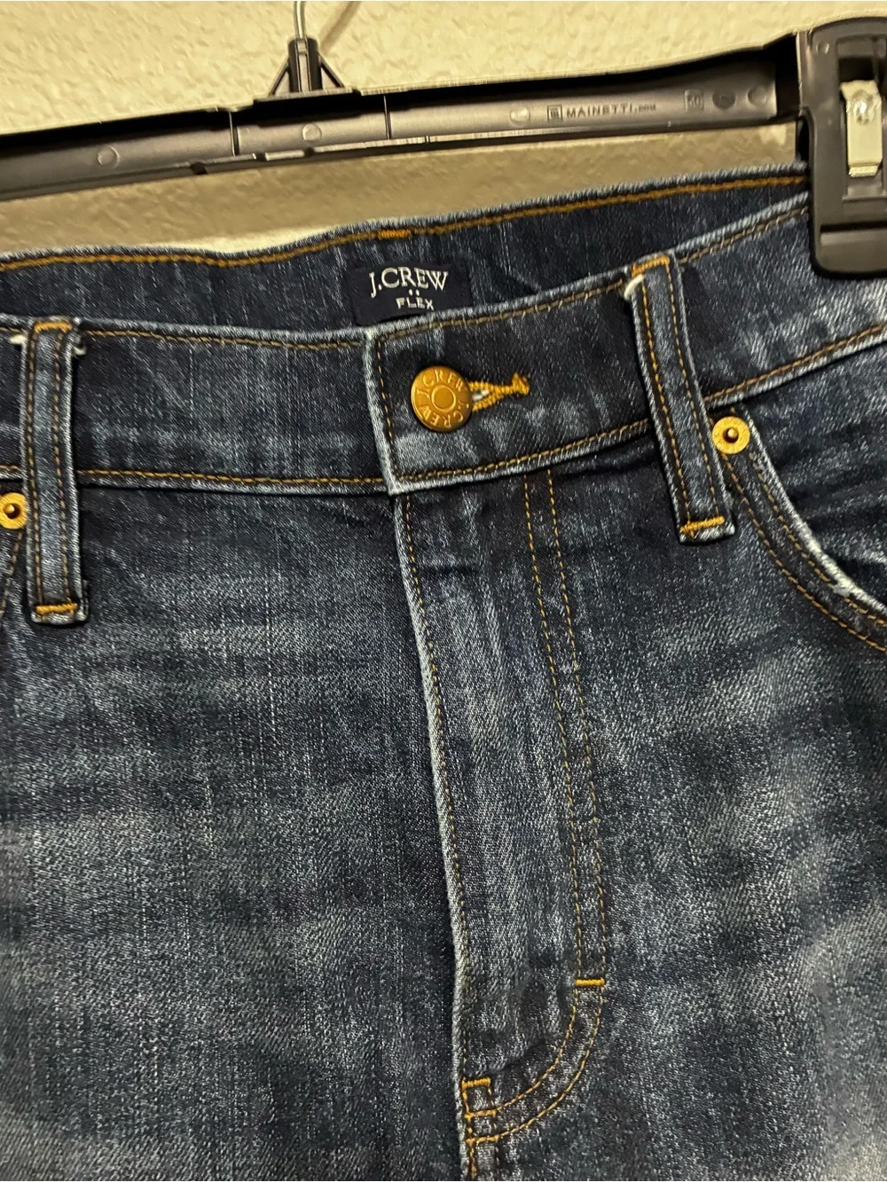 J. Crew Flex Dark Indigo Straight-Leg Jeans Men’s 34x30 Casual Everyday